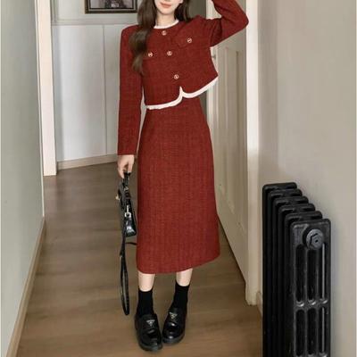 Autumn and Winter French Elegant Little Fragrance Temperament Socialite High-end Versatile Short Coat That Reduces Age and Makes You Look Slimmer