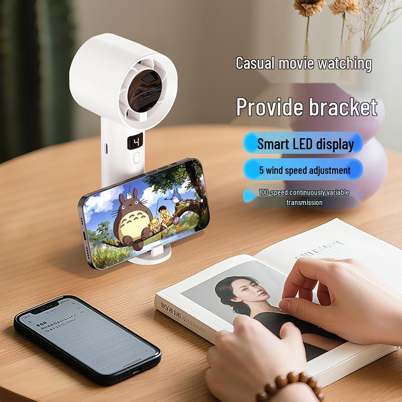 2025 USB Rechargeable Mini Wall-Mounted Desktop Fan for Dorms and Homes