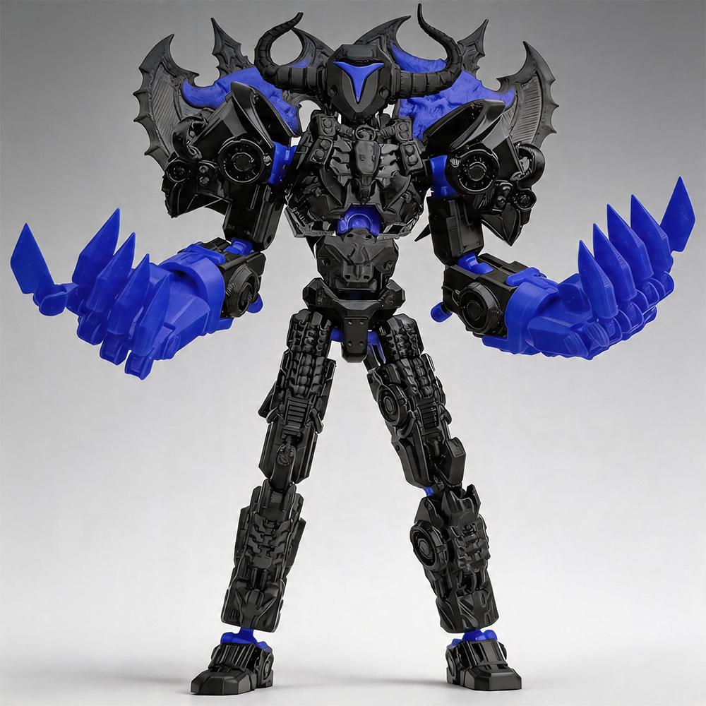 8 inch T13 Titan Demon Mecha acțiune figură 3D imprimat multi-articulat mobil robot model 5 culori pentru iubitorii de jocuri și decor de Halloween