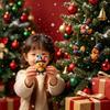 Scatola Regalo Conto alla Rovescia per le Feste 2026 per Bambini Adulti Calendari dell'Avvento Pollo 2025, 24 Giorni Ornamento Animale Piatto 2D Divertimento di Natale Bomboniere per Feste Calza