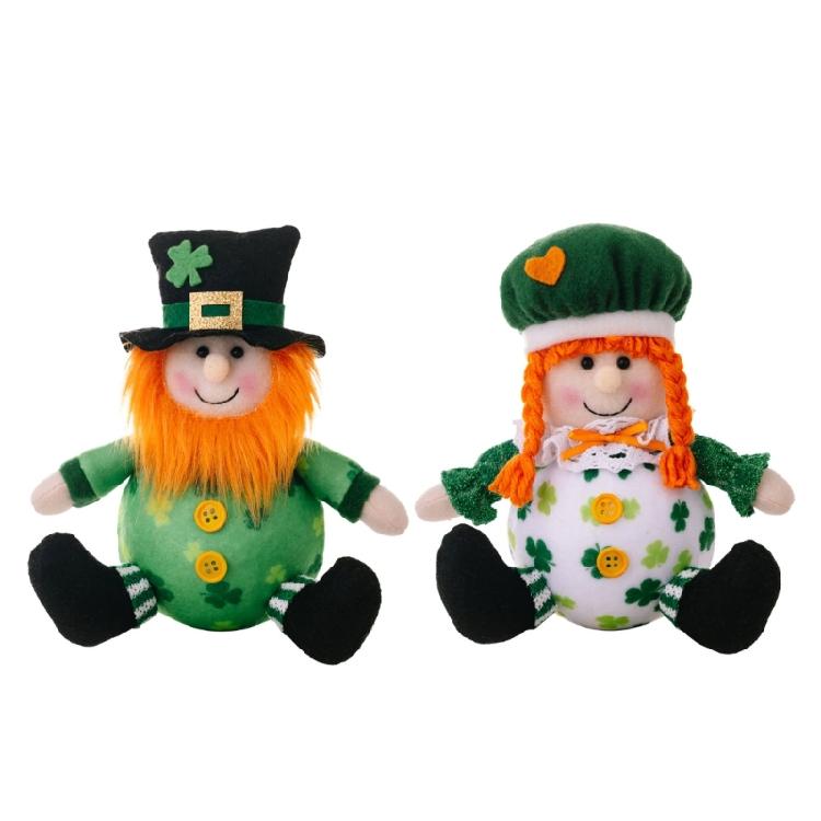 Leprechauns Doll for Patricks Day for Festival Parties Hangings Decorations Kids Toy