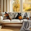 Home Decor Halloween-themed Pillows with Spooky Characters Pattern Cushion Cover Suitable for Sofa Bedroom Car Pillow Cover