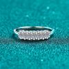 Smyoue GRA 2mm Full Moissanite Ring for Women Lab Created Diamond S925  Silver Plated 18k Wedding Jewelry Wholesale