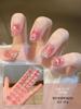 20 Pcs Halloween Christmas UV Semi Cured Gel Nail Stickers Self Adhesive Long Lasting Popular Nail Art Wraps