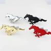Car Sticker 15.5x6 CM Emblem Sticker for Ford Focus Mondeo Shelby GT350 Zinc Alloy Car Front Hood Grille Body Badge Horse Decals