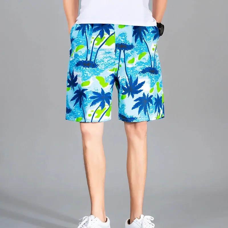 Men's Summer Beach Pants Shorts Men's Five Pants Large Size Pants Casual Large Pants Quick Dry Pants