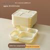 ZISIZ Disposable Corn Starch-Based Compartmented Food Container