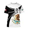 3D Print Mexico Flag Sports Breathable Men T-Shirt Football Uniform Team Club Parent-Child Clothing Short Sleeve Top
