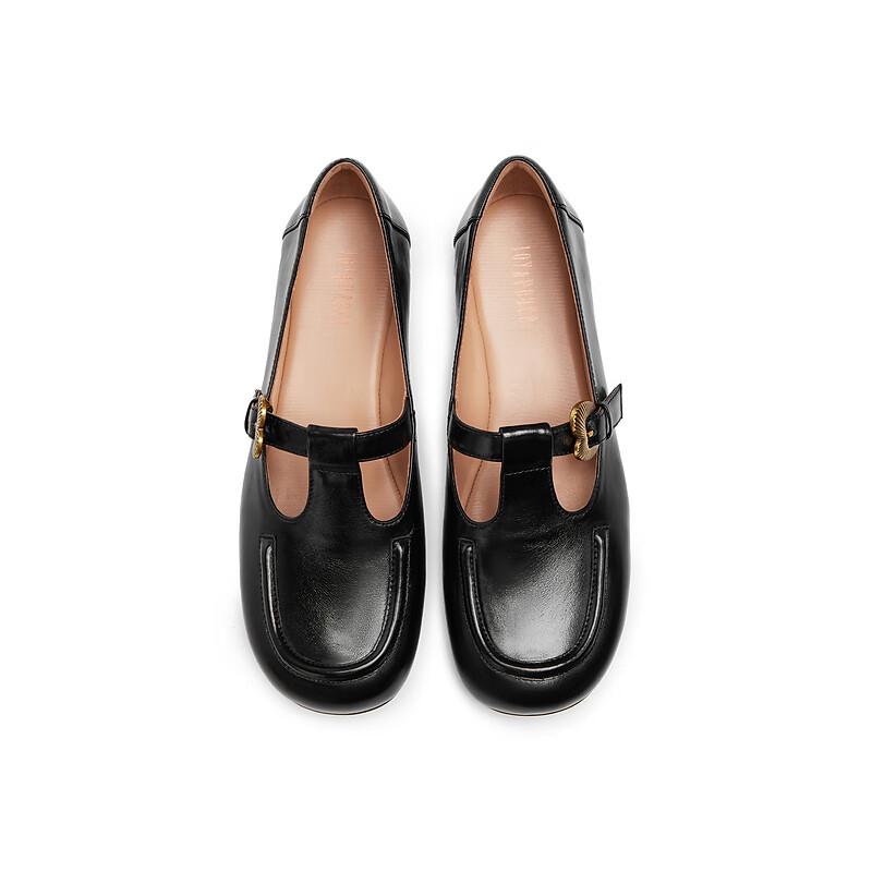 French Style Heart Buckle Mary Jane Shoes