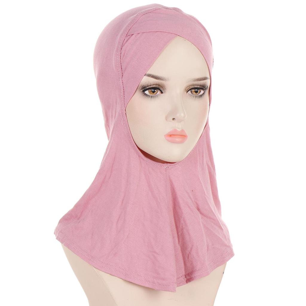Stirn-Kreuz-Muslim-Frauen, vollständig bedeckende innere Hijab-Kappe