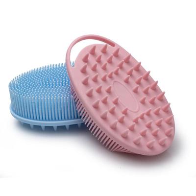 Double-Sided Silicone Bath & Massage Brush for Babies