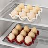 Divided Compartments Egg Organizer PET Eggs Fresh Storage Box  Kitchen Countertop
