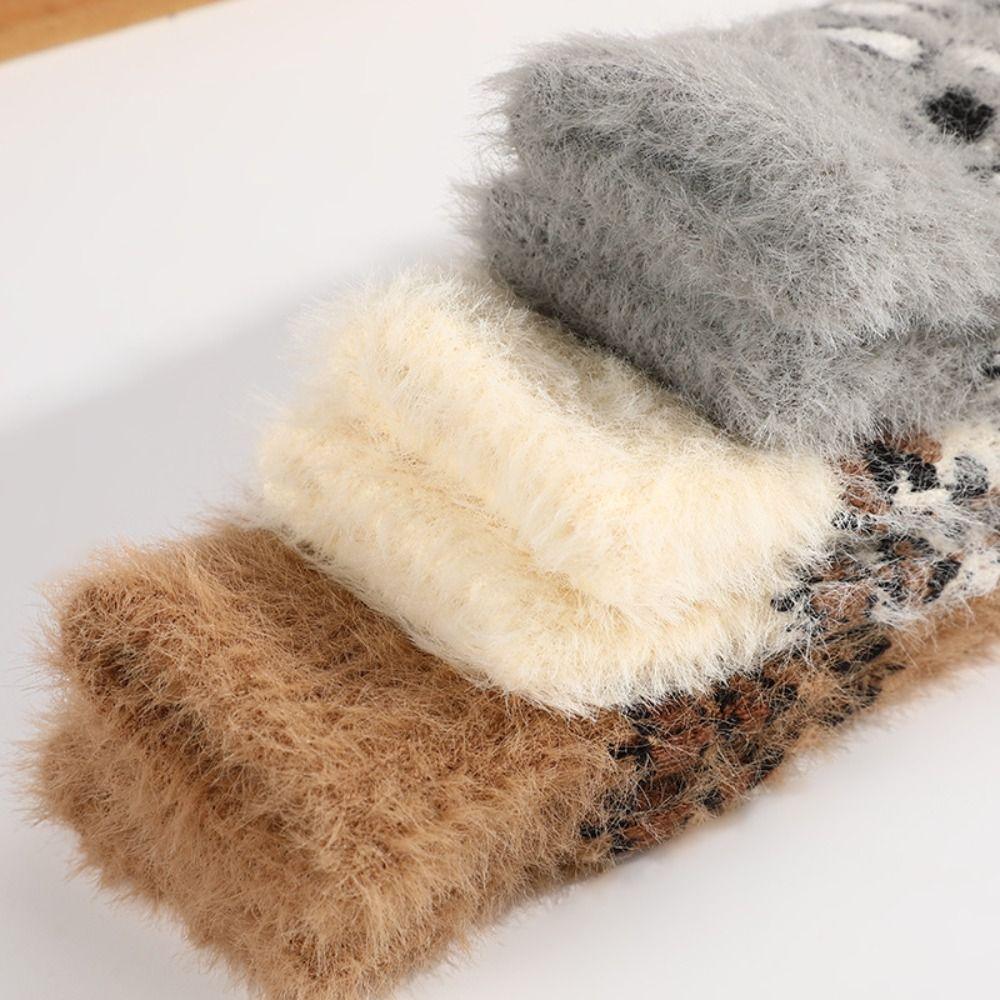 Touchscreen Warme Handschuhe Leopardenmuster Studentenhandschuhe Warme Skihandschuhe Outdoor Radfahren