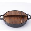 ZISIZ Thick-Bottom Cast Iron Frying Pan