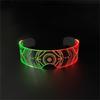 Flashing LED Party Eyeglasses Acrylic Spectacles Rechargeable Glasses for Cosplay Festival Outfits Stylish Eyewear