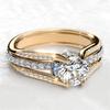 Anel de Casamento em Prata de Lei 925 Lindo Anel para Mulheres Brilhante Zircônia Cúbica Lindo Fashion Feminino Joia de Noivado