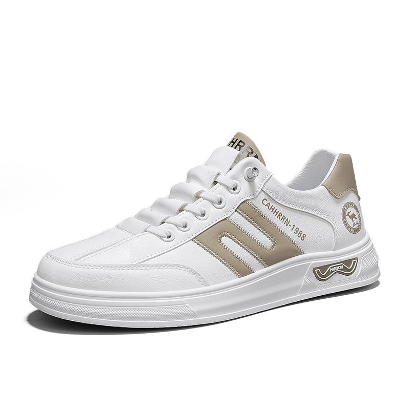 Men's shoes 2025 new spring trend versatile casual one-pedal men's board shoes non-slip soft-soled work white shoes