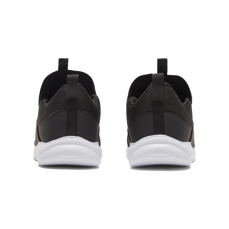 Puma Fun Racer Slip-On Little Kid Black White Kids Sneakers 193668-04