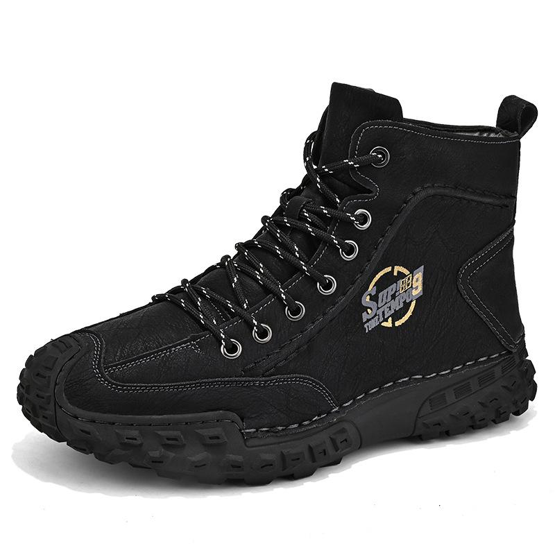 

Внешняя торговля осень и зима хлопок мужские повседневные мужские туфли на шнуровке универсальные корейская версия ручной работы мужские туфли 2025 38