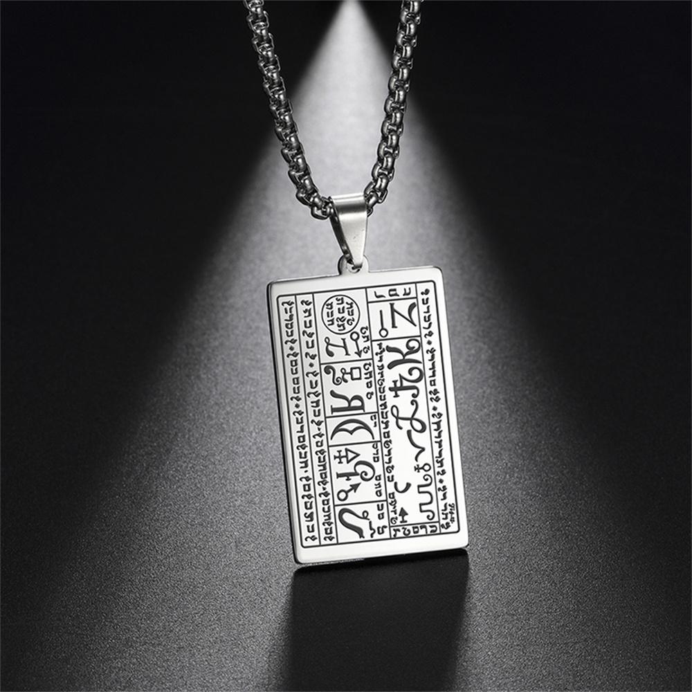 The First Seal 6th and 7th Books of Moses Necklaces Mystery Wicca Amulet of Greatest Fortune and Long Life Jewelry Gifts