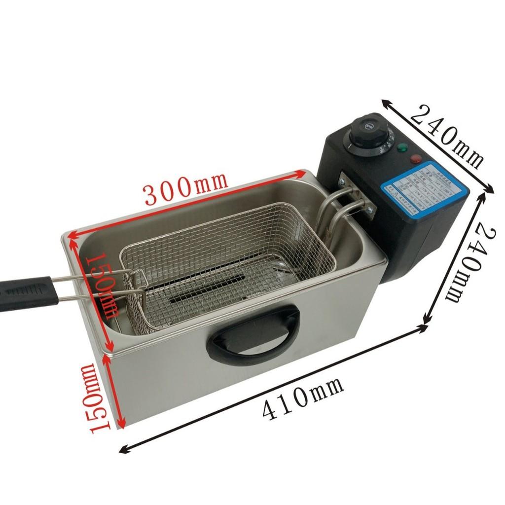 Large Capacity Electric Fryer Desktop Precision Temperature Control Oil Fryer Kitchen Multifunctional French Fry Machine