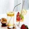 Colorful Reusable Metal Straw High Quality Stainless Steel Straws Set with Cleaner Brush Bar Party Drinking Cocktails Accessory