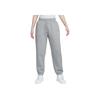 Nike Minimalistická značka Malé logo Vyšívané Pohodlné sportovní Cuffed Neformální kalhoty Dámské kalhoty Šedé FZ5997063