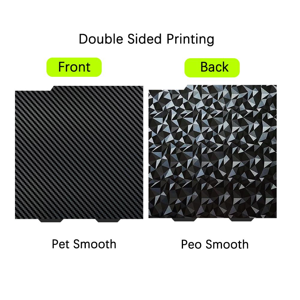 3D Printer Build Plate 184x184mm Smooth & Textured PEI Flexible for Bambu Lab A1 Mini Cold Plate Removable  A1 Mini Accessories