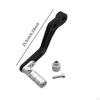 Adjustable Motorcycle Pedal Gear Lever, Replacement Aluminum Alloy Rod, Folding