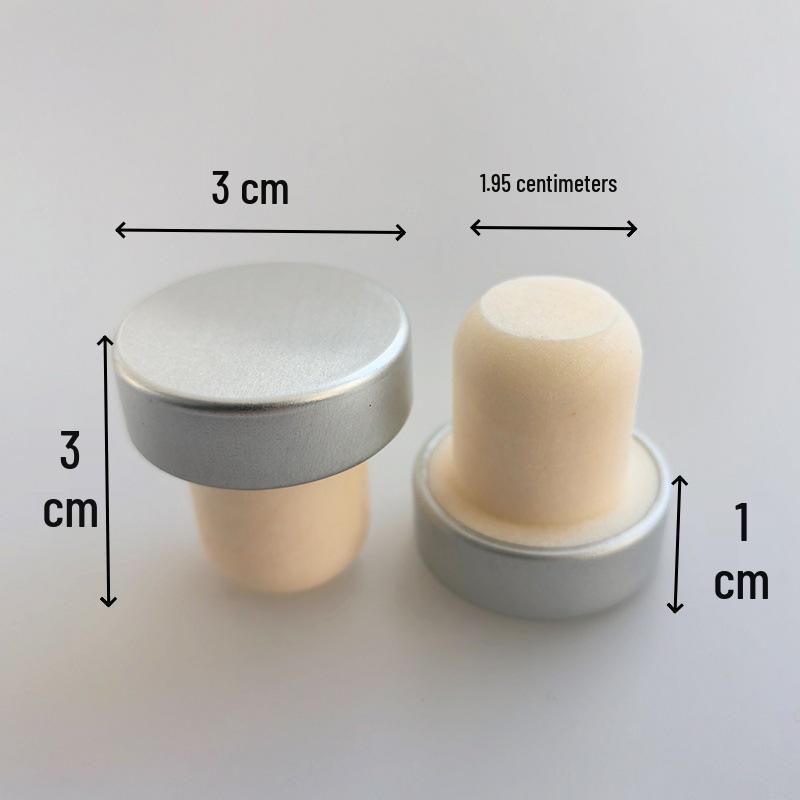 Universal Silicone Wine Bottle Stopper - T-shaped Cap for Red, White, and Champagne Wine.