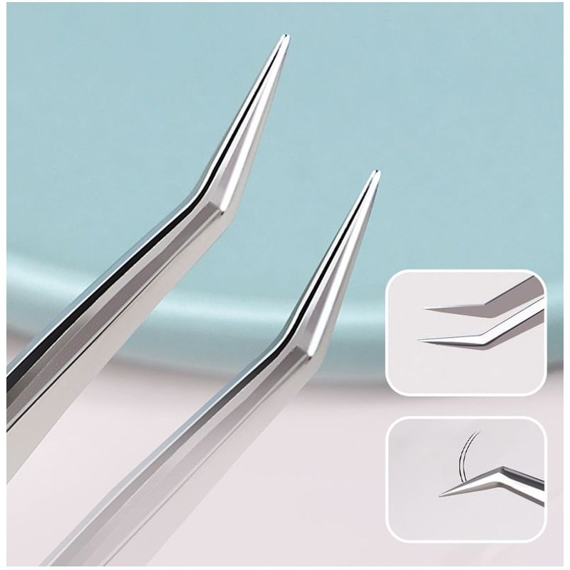 Violeta - Paslanmaz Çelik Kirpik Cımbızı