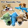 Pet Chew Toy Durable Squeaky Animal Shape Dog Cat Plaything Non Toxic Tear Resistant Puppy Kitten Interactive Bite Proof Play Toy For Large Breeds
