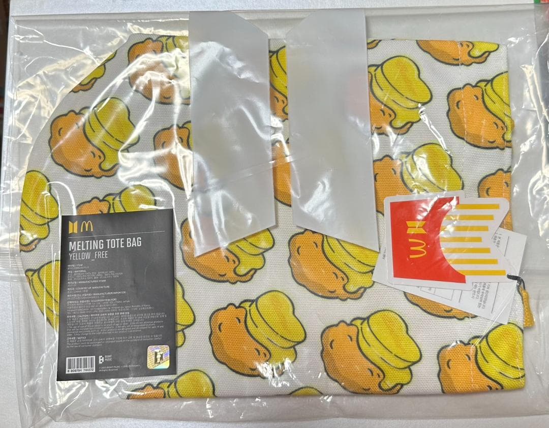 

[USED] BTS McCollab Melting Tote Bag Yellow