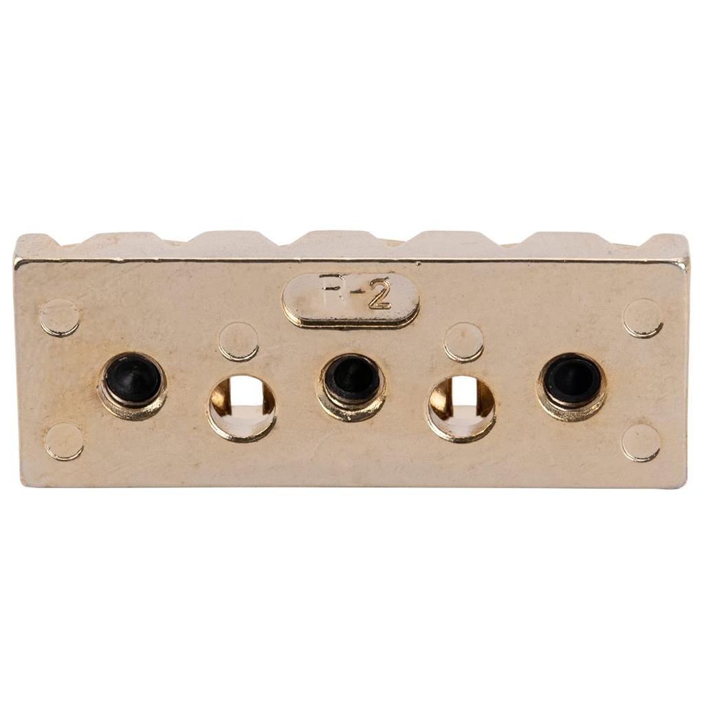 Musiclily Pro 42mm Stalowy Nakrętka blokująca R2 do mostków tremolo Floyd Rose, Złota