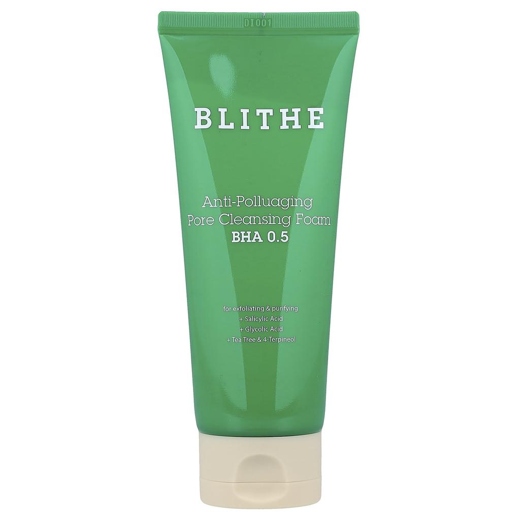 Blithe, Anti-Pollution Aging Pore Cleansing Foam, BHA 0.5, 150ml (5.07 fl oz)