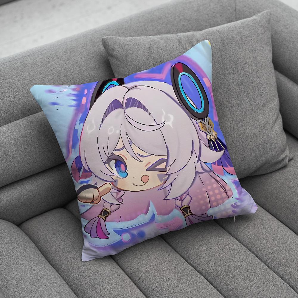 GGenshin Impact Citlali Pillow Case Soft Cushion Cases for Farmhouse Sofa Decor Home Decorations and Protector