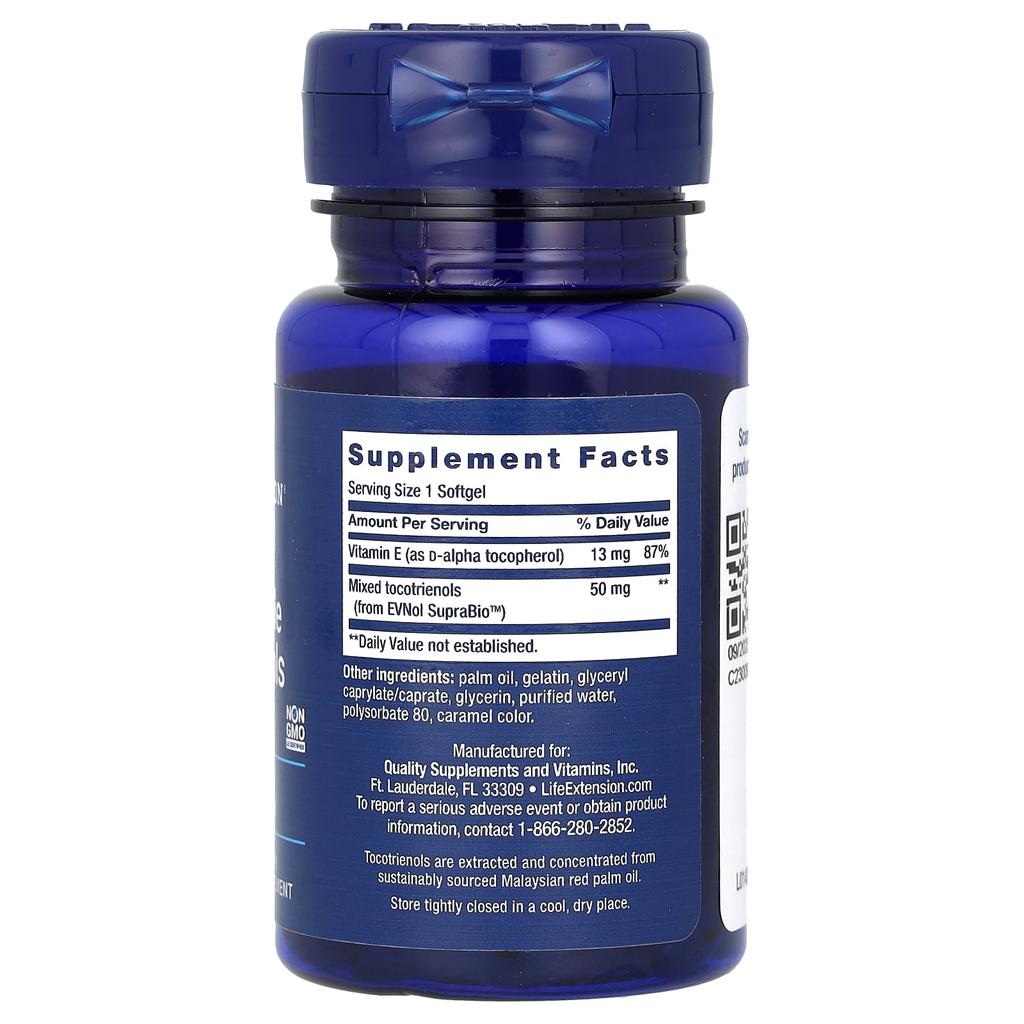 Highly absorbable tocotrienols, 60 softgels