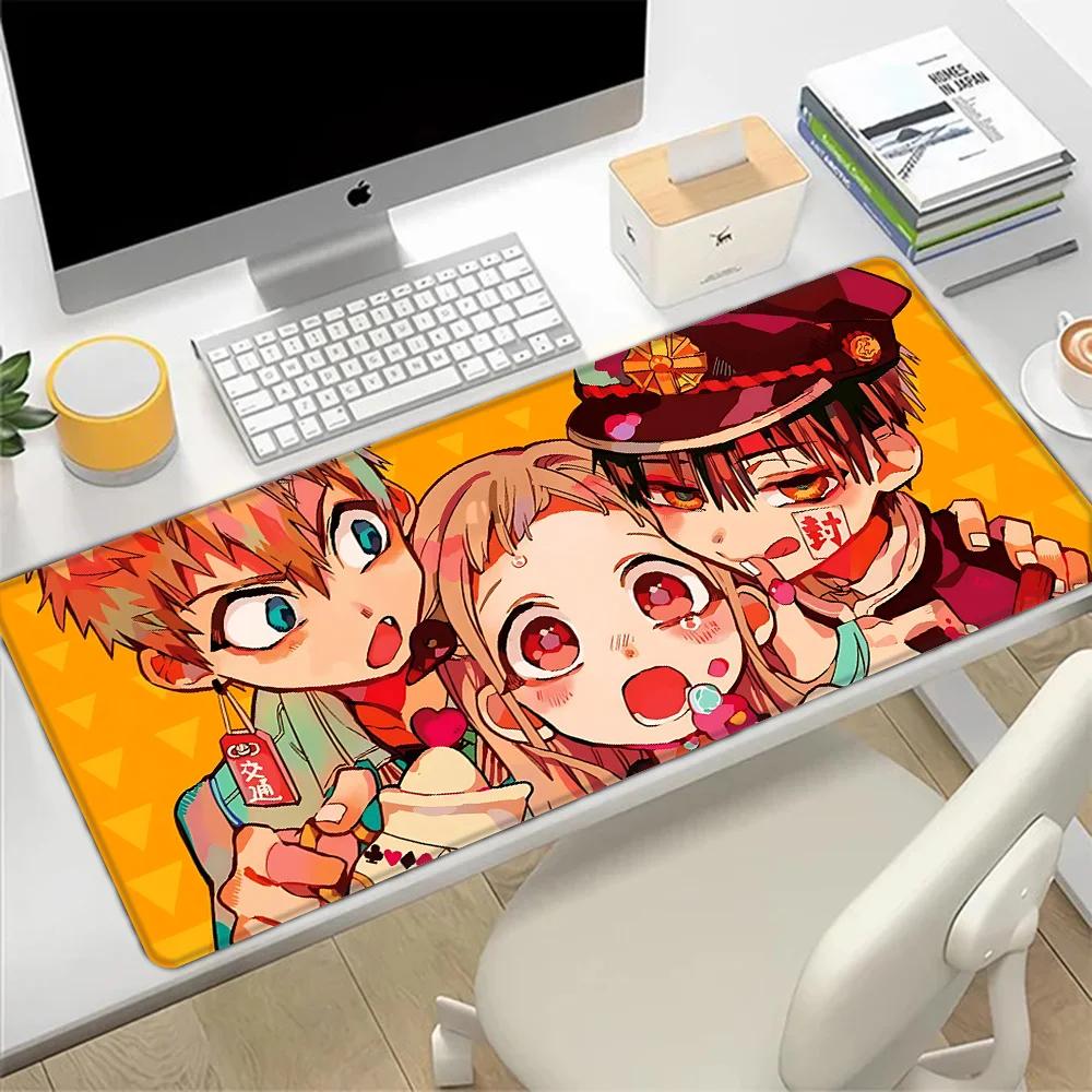 Toiletbound Hanakokun Mousepad HD Printing Computer Gamers Locking Edge Nonslip Mouse Pad XXLxcm Keyboard PC Desk Pad