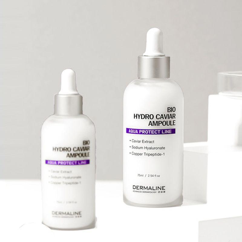 DERMALINE Гидро-Икорная Сыворотка 75мл Bio Hydro Caviar Ampoule 75ml