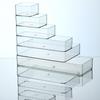 Narrow Transparent Bathroom Mirror Cabinet for Skincare and Cosmetics Storage