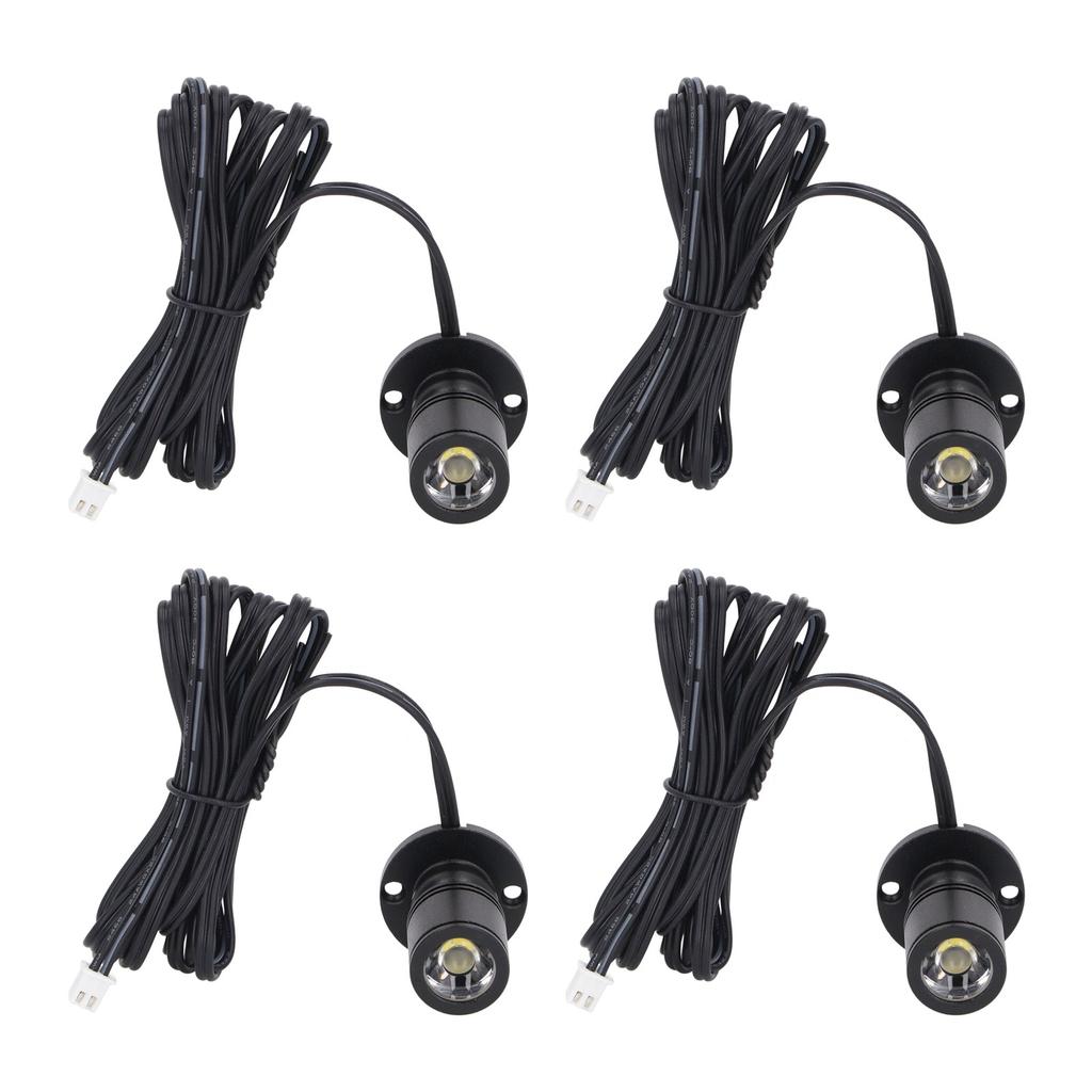 4pcs LED Display Spot Lights 5V Dimmable USB Mini Spotlight for Jewelry Showcase Porch Entryway