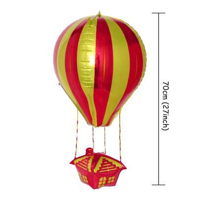 New 70cm Aluminum Film Balloon 4D Helium Balloons Valentine's Day Wedding Proposal Birthday Party Decoration Hot Air Balloon