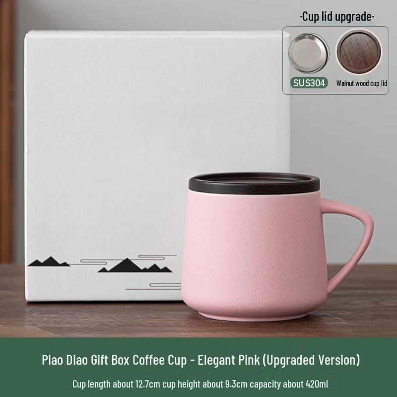 

OLOEY Ceramic Coffee Mug with Lid