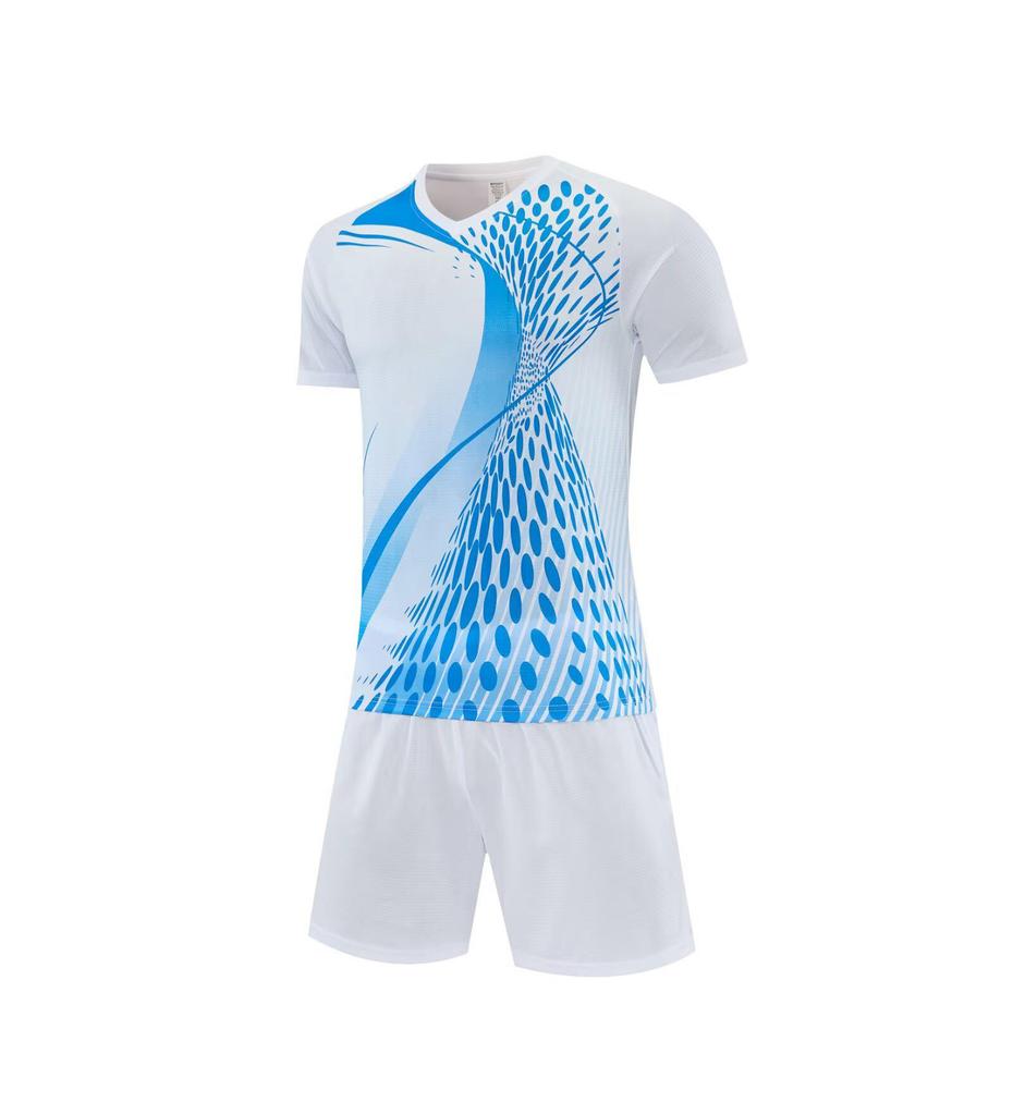 In-Stock Men's & Women's Breathable Team Football Uniform: Sweat-Wicking Jersey & Training Suit