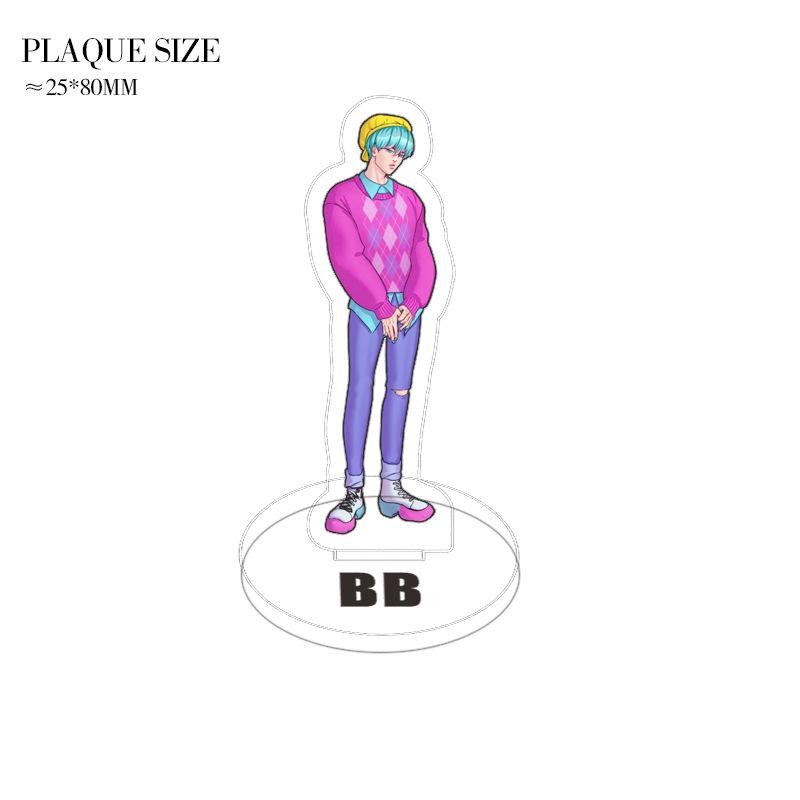 Kpop Dämonenjäger Superstar Acryl Aufsteller Desktop Dekoration Ornament Zubehör Spielzeug für Fans Geschenk