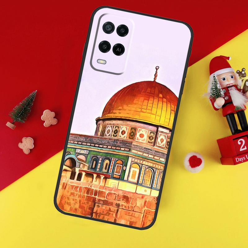 Jerusalem Dome of the Rock Case For Oppo A94 A74 A54 A60 A40 A80 A16 A76 A96 A98 A58 A78 A18 A38 A57 A17 A15 A5 A6 Pro