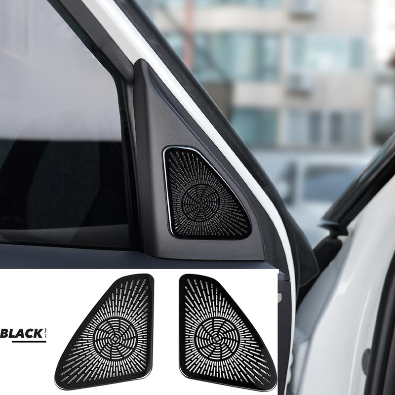 For KIA EV5 2024 2025 LHD/RHD Car Door Speaker Horn Protective Covers Interior Trim Accessories Stainless Steel Material