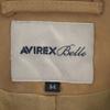 AVIREX Belle Sheepskin Leather Coat M Beige Women Used