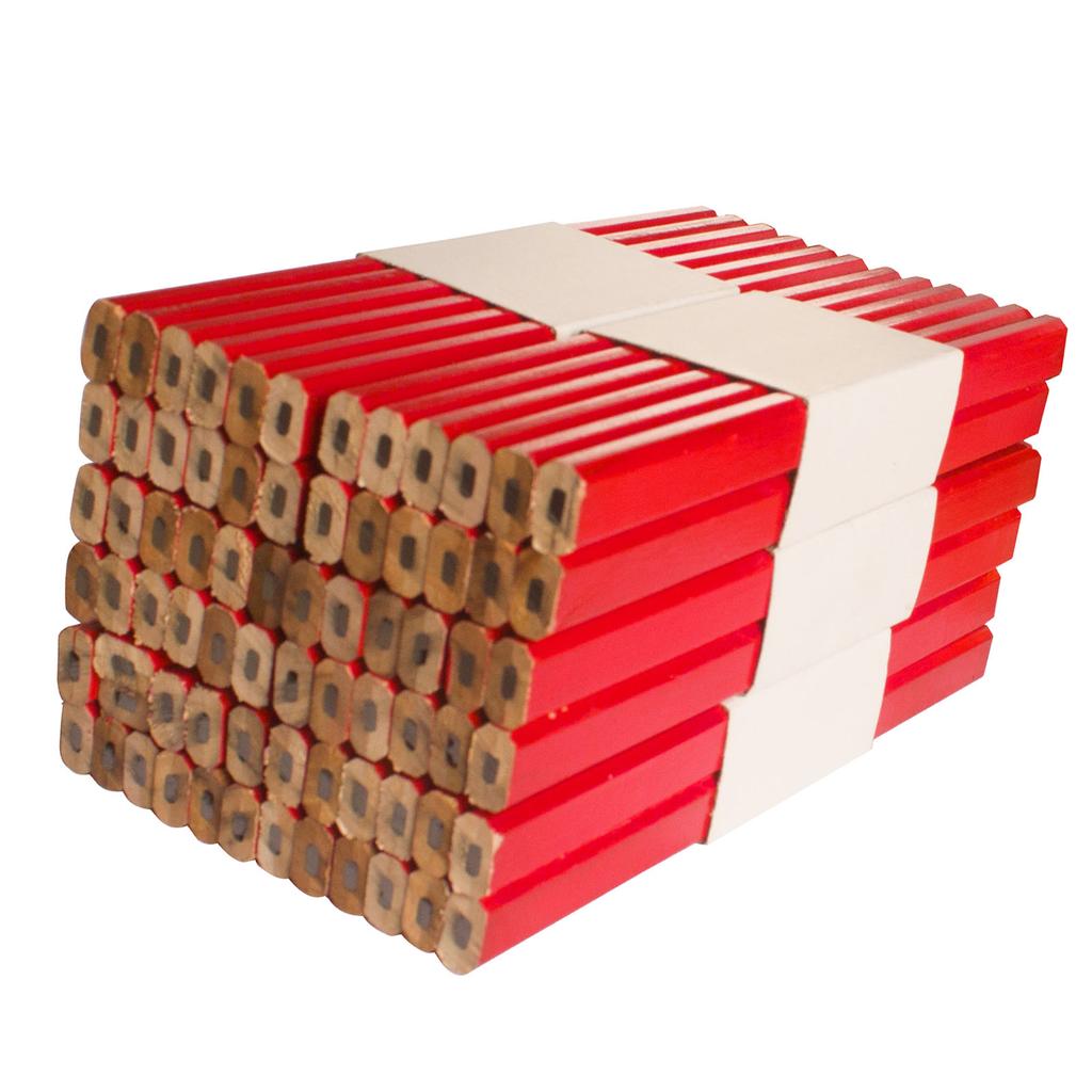 72 Stück Zimmermannsbleistift Professionelles Achteckiges Holzbearbeitungsmarkierungsstift-Set für Bauplan