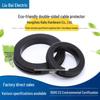 Eco-Friendly Double-Sided Flame-Retardant Rubber Grommet for Chassis Protection and O-Ring Sealing
